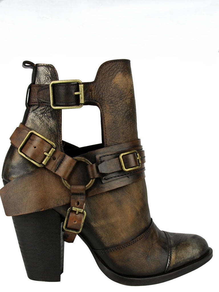 4 inch Stacked Heel for Maximum Comfort when you slip on these Naughty Monkey Boots .