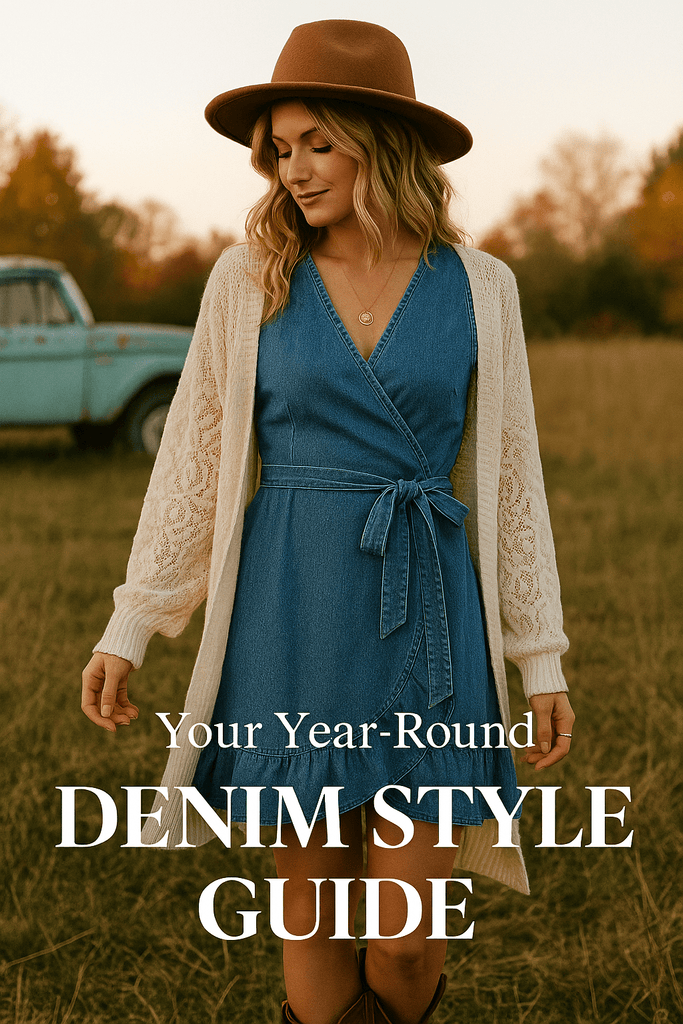 Denim Dress Days: How to Style a Denim Dress for Every Season