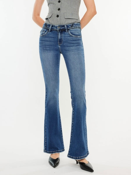 Melina Mid Rise Flare Jeans