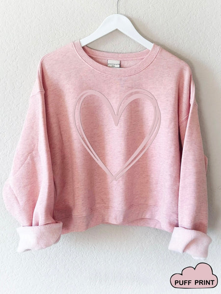 Love Puff Pullover Sweater