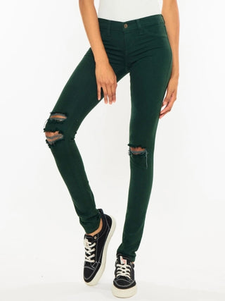 Hunter Green Skinny Jeans