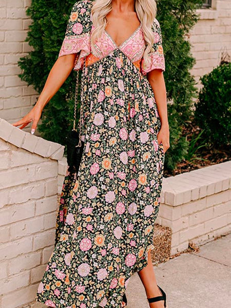 Wildflower Harmony Boho Dress