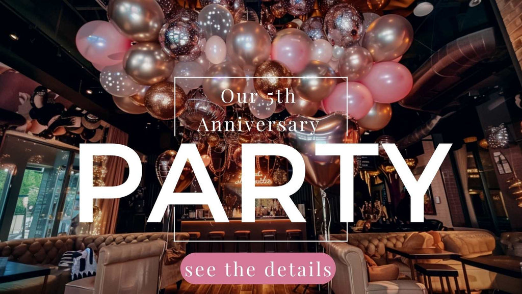 celebrate our 5th anniversary at oak and pearl clothing co