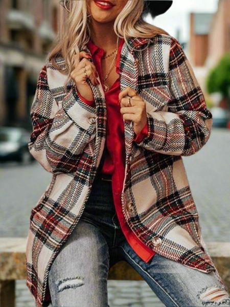 Plaid + Cozy Shacket