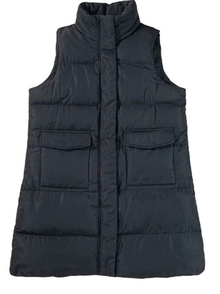 Dark Night Long Puffer Vest