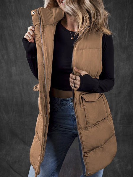 Latte Layers Puffer Vest