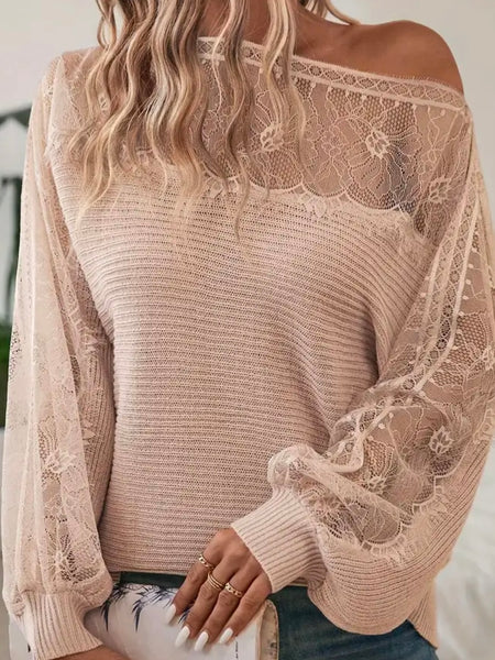 Lace Whisper Pullover