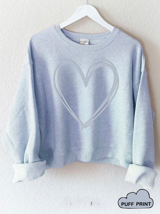 Love Puff Pullover Sweater