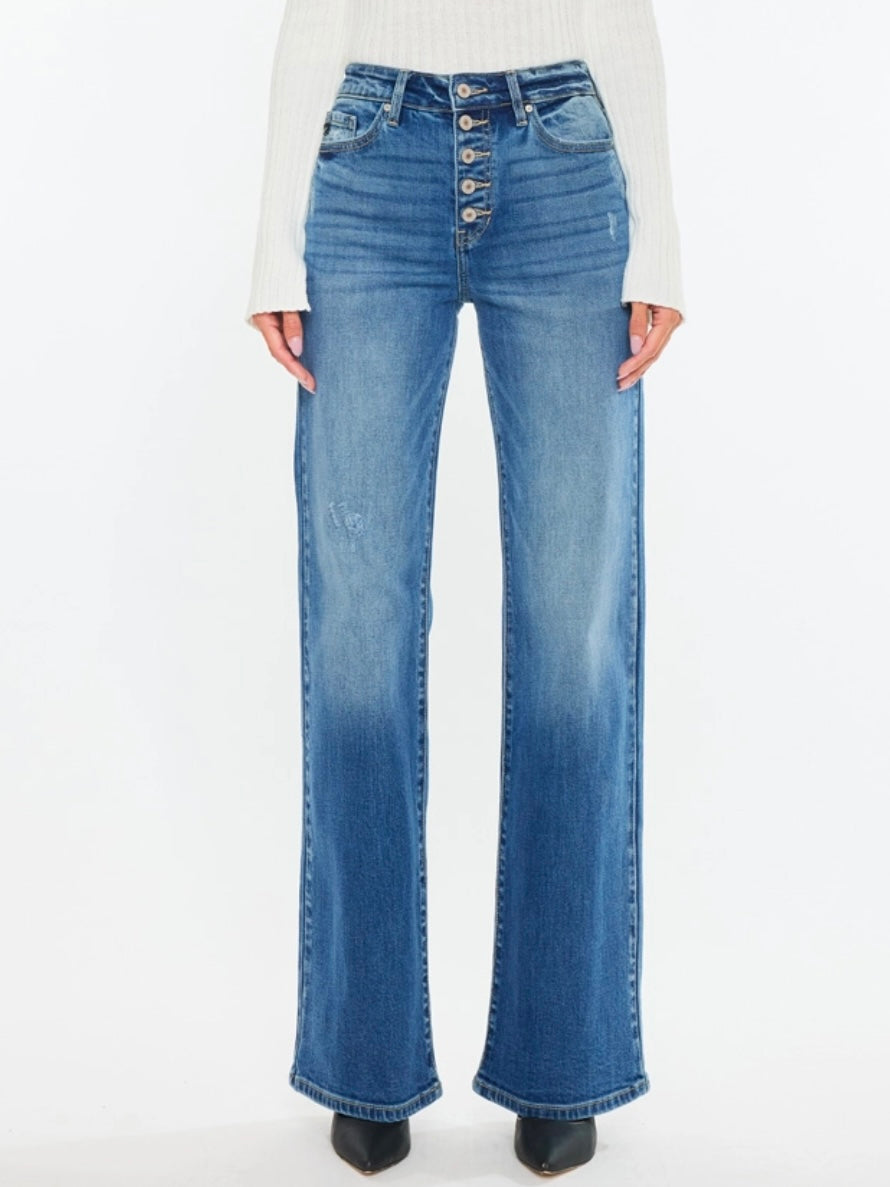 【HI FI FNK】Euro Flared Denim FRAME | Le High Flare Jean - Bestia | Over The Rainbow