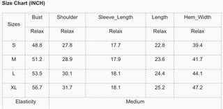 Size Chart for Winnie Fall Floral Top