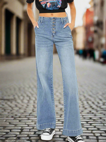 Zoey Wide Leg Jeans