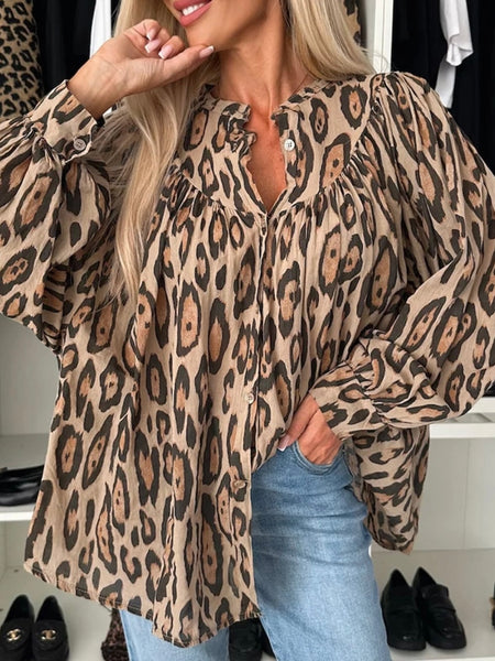 Savannah Chic Leopard Shirt