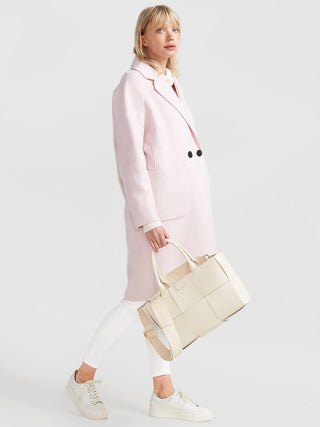 Publisher Pink Wool Blend Coat