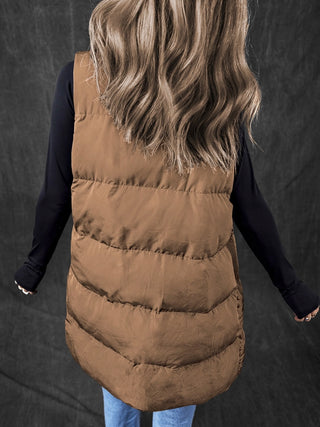 Latte Layers Puffer Vest