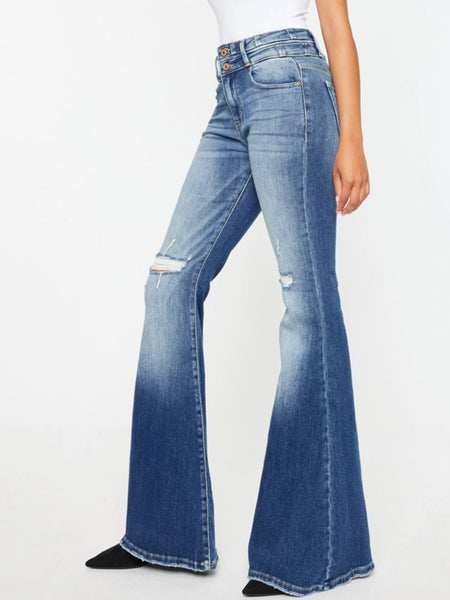 Helena High Rise Flare Jeans