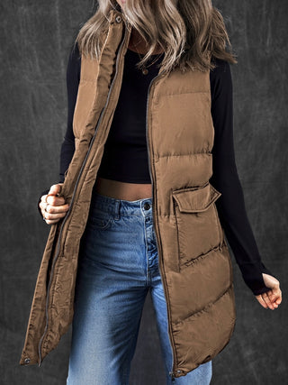 Latte Layers Puffer Vest