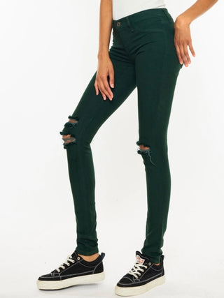 Hunter Green Skinny Jeans