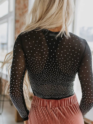 Rhinestone Bodysuit