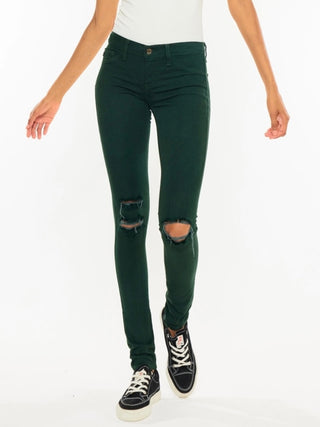 Hunter Green Skinny Jeans