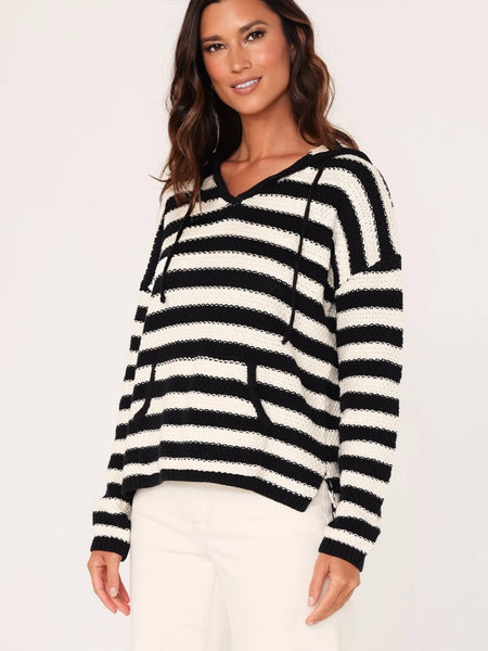 The Striped Knit Hoodie