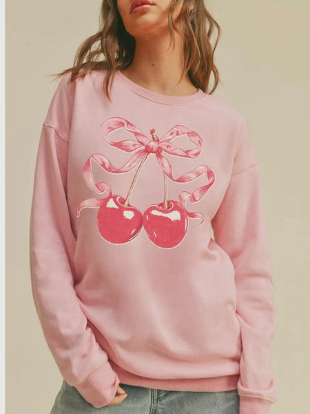 Pink Cherry Sweatshirt