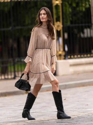 Bardot Tulle Mini Dress