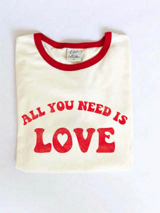 All You Need Is Love Ringer Tee