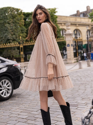 Bardot Tulle Mini Dress