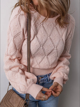 Charming Pink Sweater