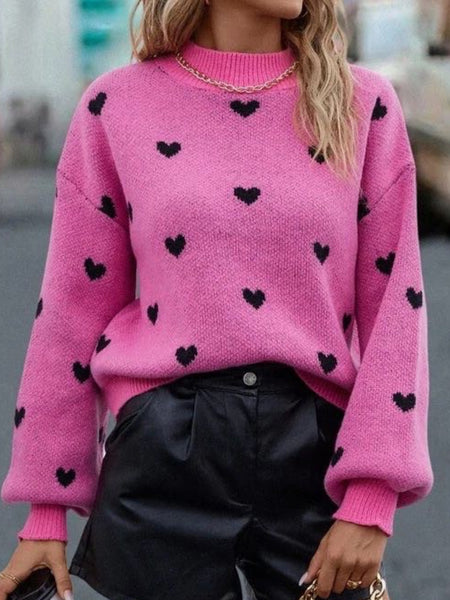 Heart All Over Sweater