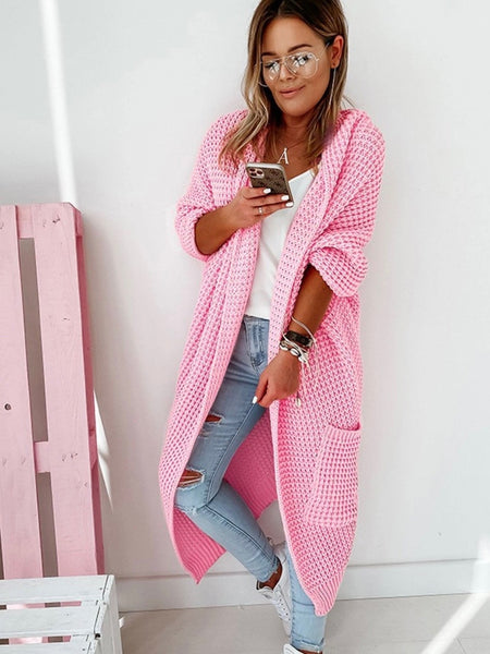 Pink Waffles Cardigan