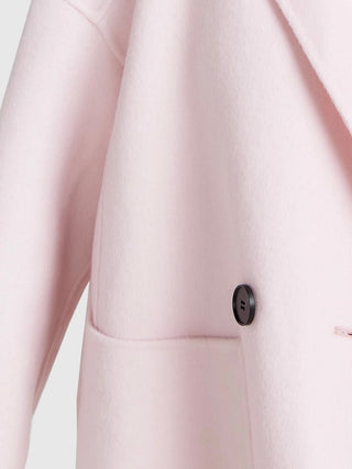 Publisher Pink Wool Blend Coat