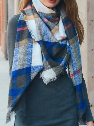 The Blanket Scarf {blue}