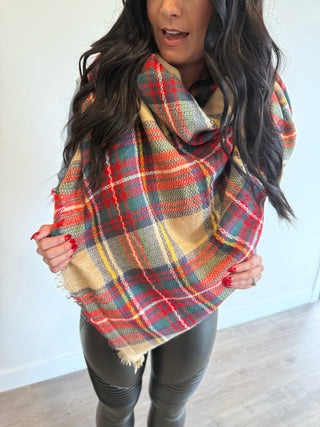 The Blanket Scarf {khaki}