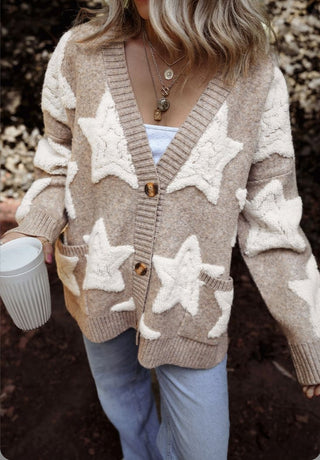 Sherpa Star Cardigan