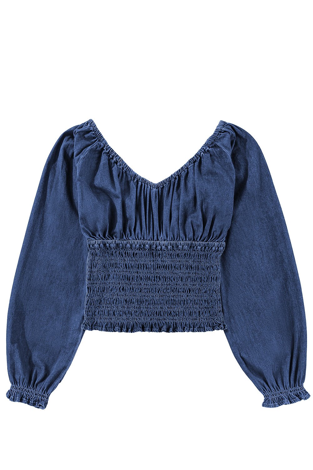Denim Dreams Smock Top | Oak&Pearl Clothing Co Canada Boho Boutique