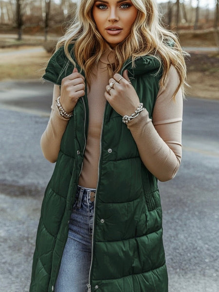 Evergreen Puffer Vest