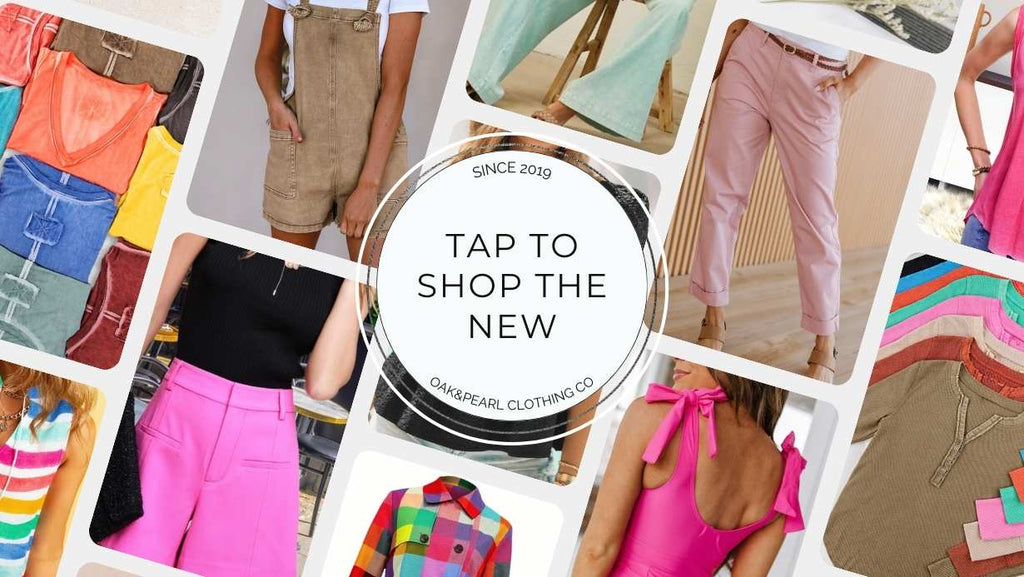 Shop the latest new arrivals at Oak&Pearl Clothing Co. Fresh styles, trending fashion, and must-have looks for every season!