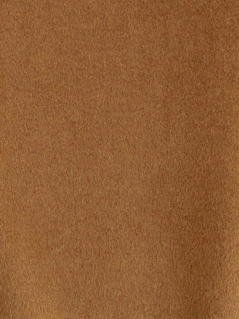 Khaki Wool Blend Peacoat, featuring Oversized, cropped fit with large notch lapels, Double-breasted with flap side pockets and , eye-catching novelty buttons. 