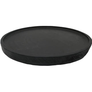 Black Wood Tray Size: 10•x 10 x 1" LARGE/Size: 7 x 7 x 0.8" SMALL. Use a Soft Damp Cloth or Rinse with Water and Pat Dry.