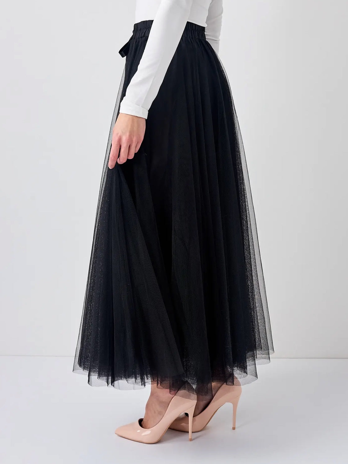 Tulle Black Tutu Skirt Old Rose Tulle Skirt Drama Glamour Oak Pearl Clothing Co Canada Boho Boutique