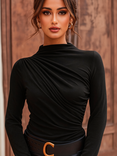 Sculpted Drape Top