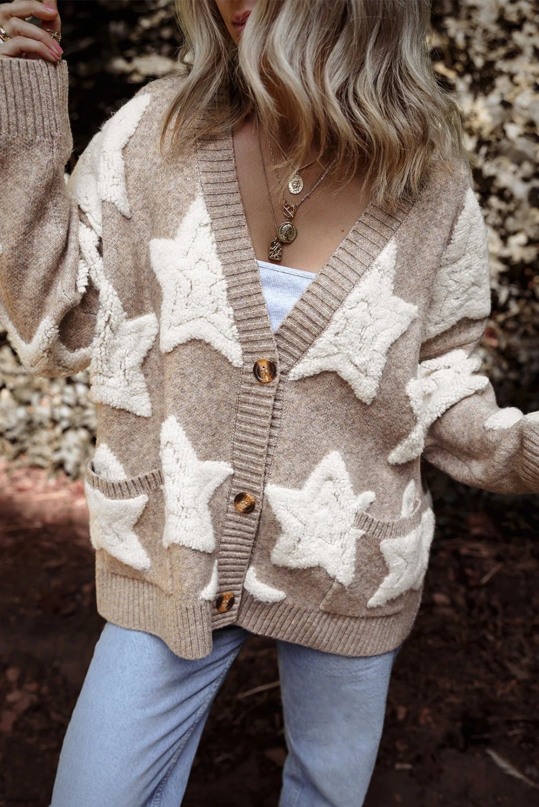 Sherpa Star Cardigan | Ultra Cozy Cardigan for Fall Fashion 2024