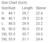 
Size Chart forPlaid + Cozy Shacket