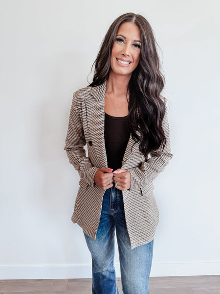 Viv Plaid Blazer