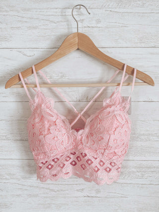 Lace Cami Bralette {3X only}