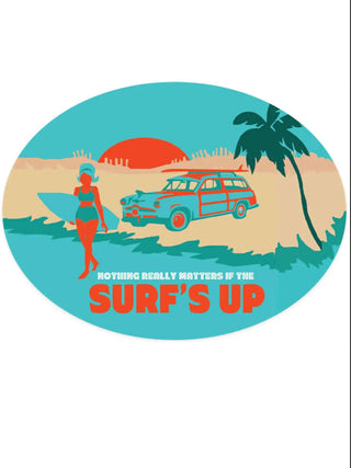 Surfs Up Stickers