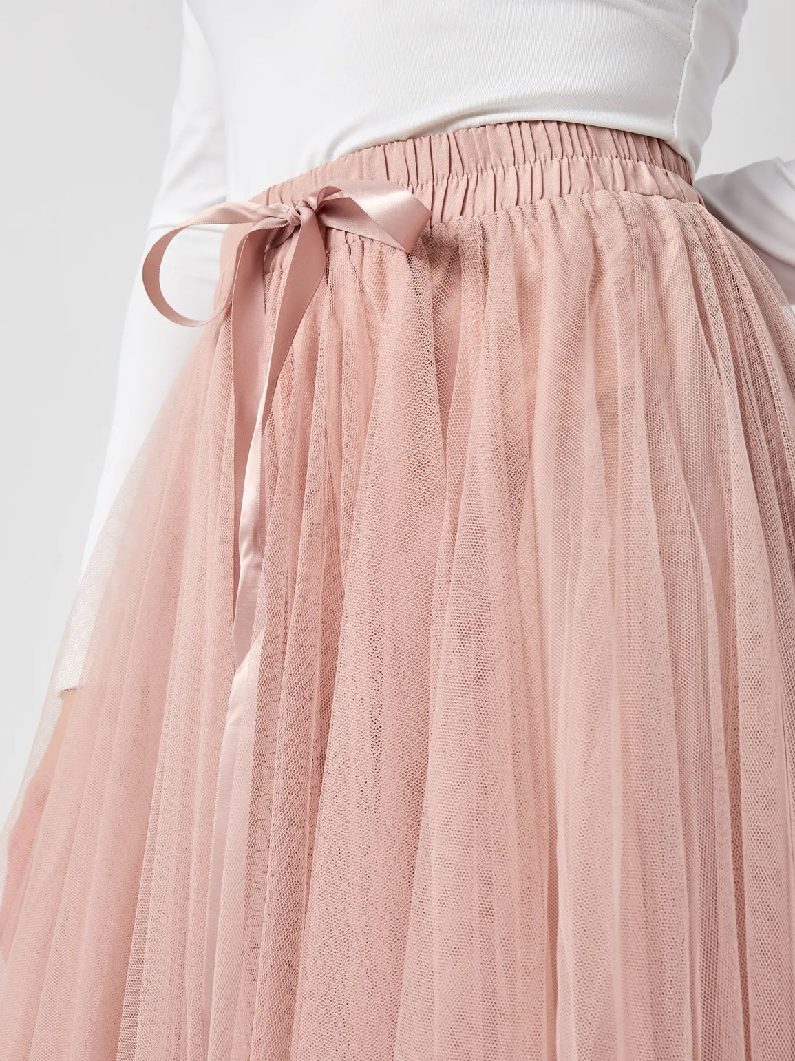 Tulle Pink Tutu Skirt Old Rose Tulle Skirt Drama Glamour Maxi Small Medium