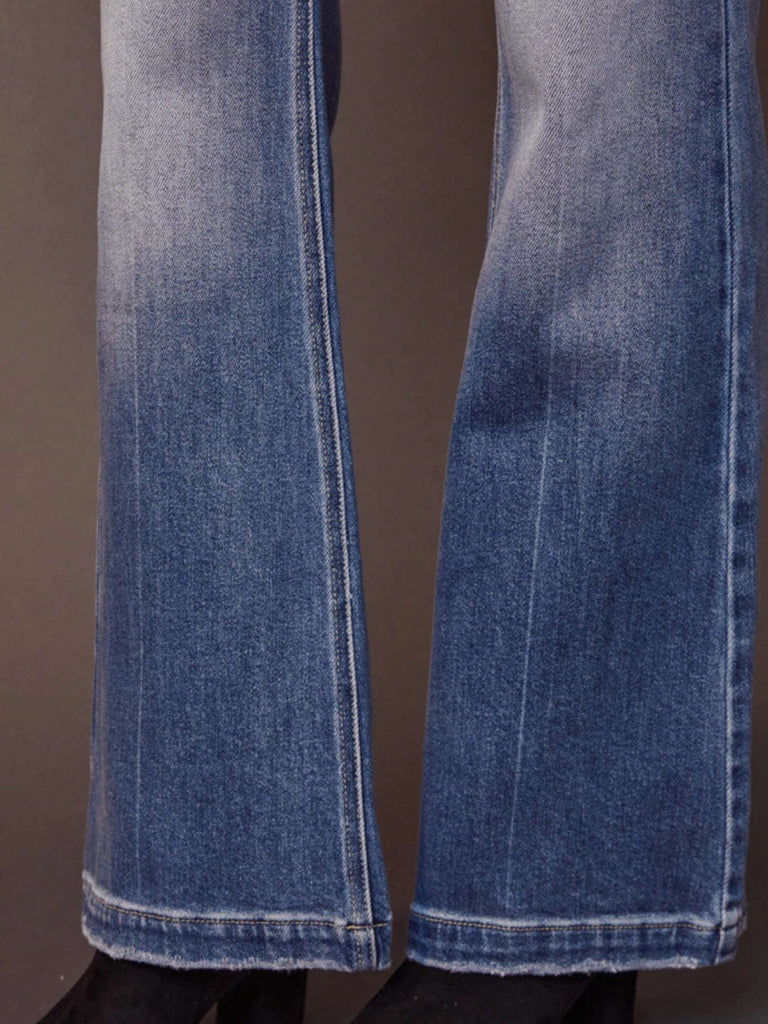 Lourdes Distressed Denim Jeans  Oak&Pearl Clothing Co Canada Boho