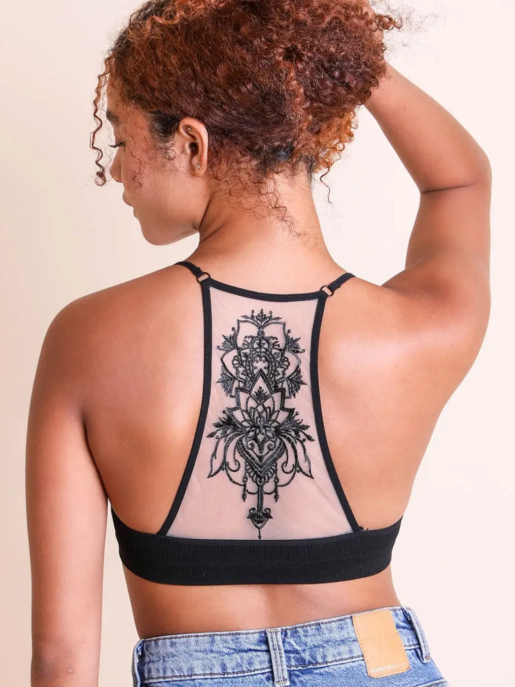Tattoo Mesh Racerback Bralette – Two Sisters Boutique
